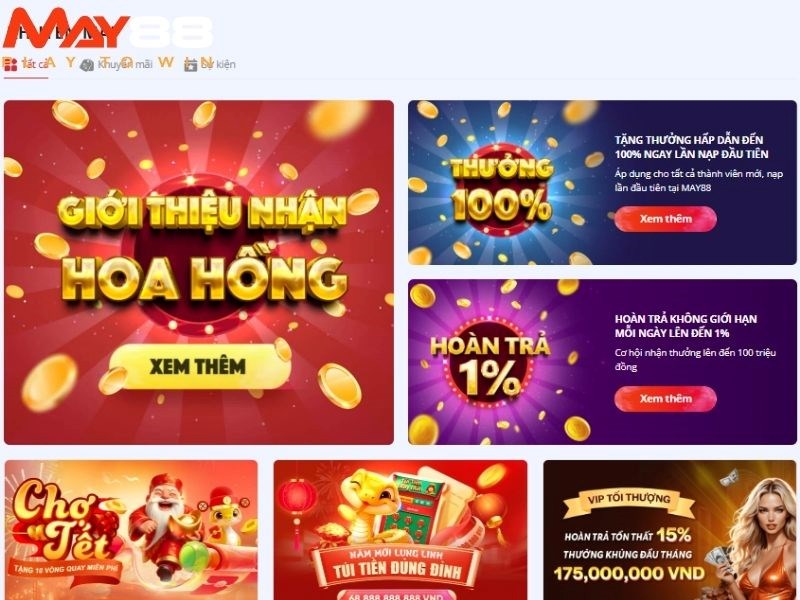 Các khuyến mãi May88 áp dụng cho ai?