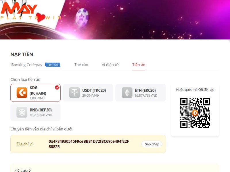 Hướng dẫn chi tiết cách nạp tiền May88 một cách dễ dàng